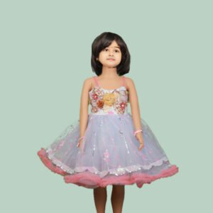 SF-129 - Fairy Bloom Party Wear Frock