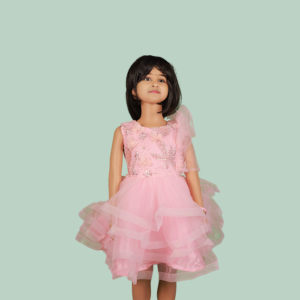 SF-110 - Sunshine Sparkle Ruffle Dress